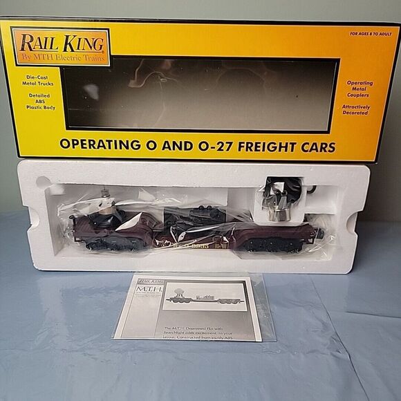 MTH RAIL‎ KING 30-7010C, Baltimore & Ohio Operating Searchlight Car New! - Picture 1 of 7